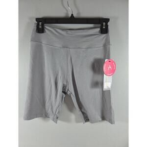 Always Women's Bike Shorts Gray Medium NEW Workout Gym Casual